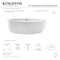 Aqua Eden 72.44 L, 35.69 W, Glossy White, Acrylic VTOV733623JN - alternate 3